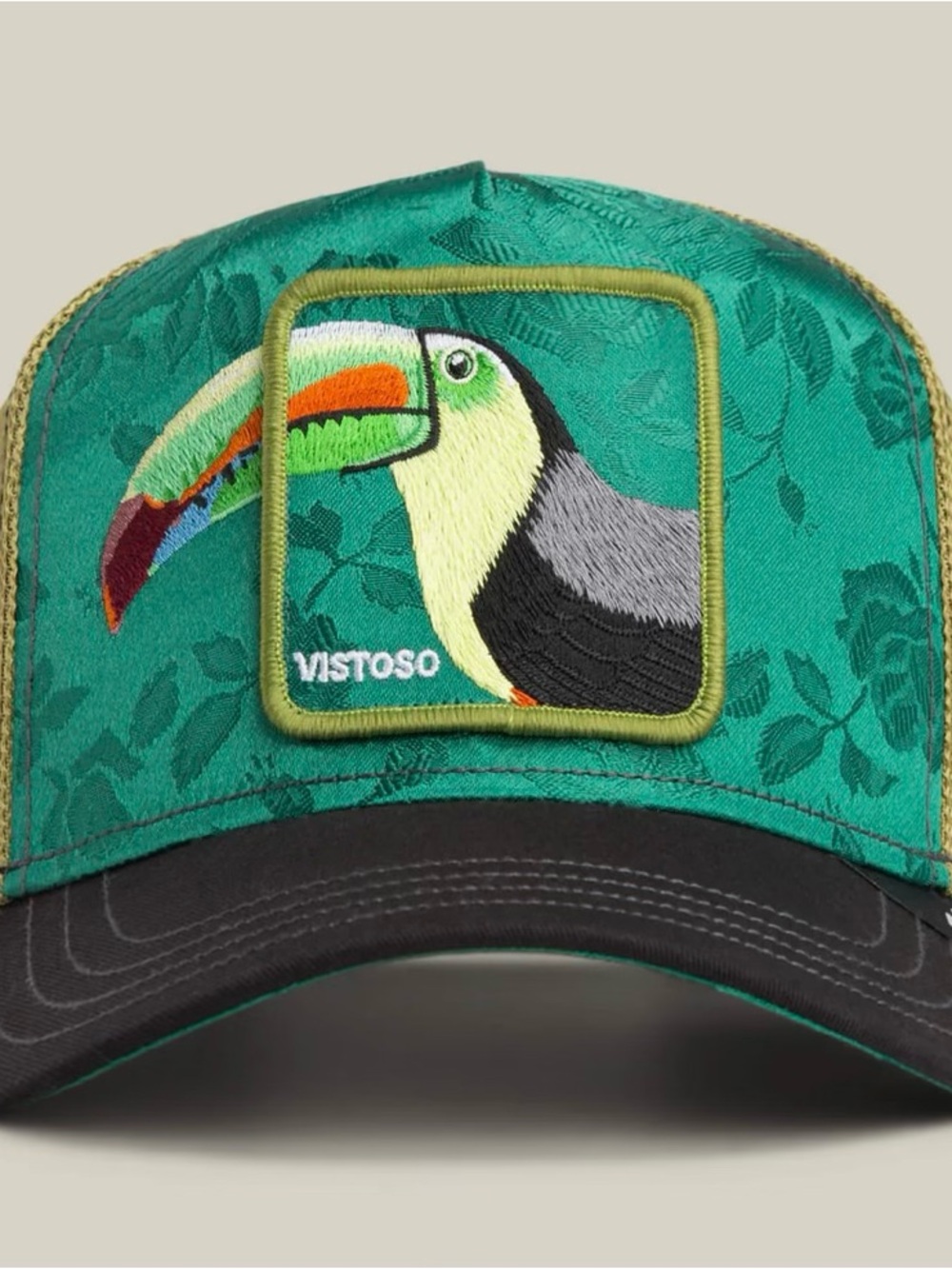 Goorin Bros. "BELIZE TOUCAN" Limited Edition Trucker Hat, Mesh SnapBack NWT